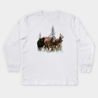 Clydesdale Horse T Shirt Kids Long Sleeve T-Shirt